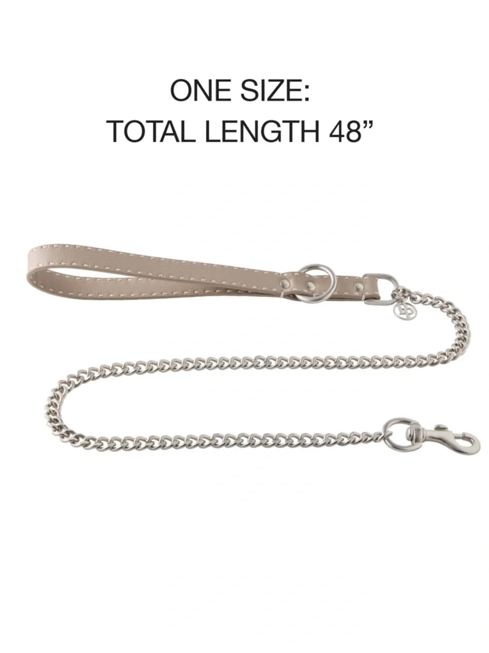 Pet Passion Links - The Saddle Stitch Vegan Leather Chain Dog Leash S, M, L Dogs